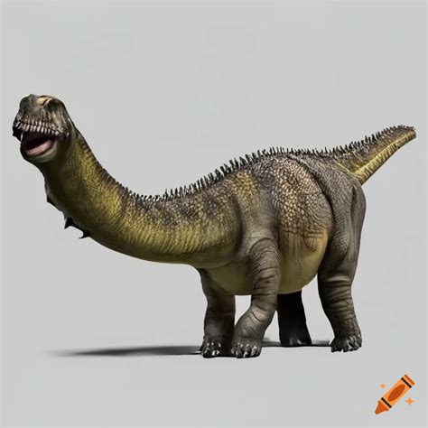 Realistic Depiction Of A Diplodocus Dinosaur