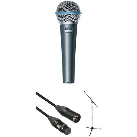 Shure Beta A Dynamic Vocal Microphone With Stand And Cable Kit