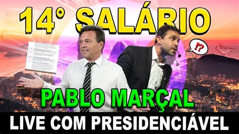 🔴 Ao Vivo Entrevista Com O PresidenciÁvel Pablo MarÇal 14° SalÁrio Em Plano De Governo