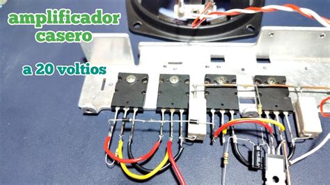 Cómo Hacer Amplificador Casero Con 2SC5200 2SA1943 y TIP41C YouTube