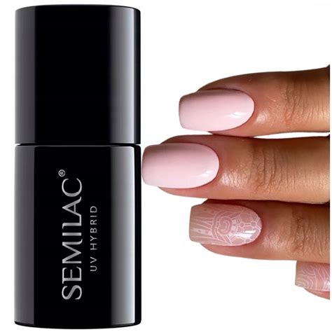 SEMILAC 574 Bride In Powder Pink Lakier Hybrydowy 7ml 10876552669