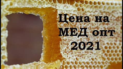 Новый рекорд цены на мед. Опт 2021. - YouTube
