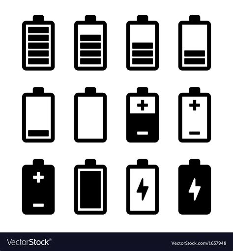 Battery Icon Vector