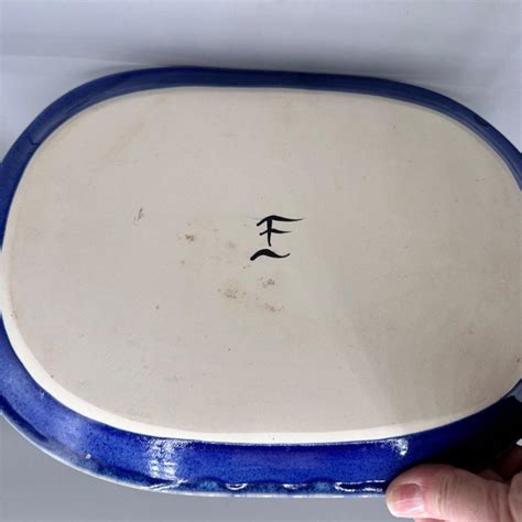 Lot 30 Signed Studio Pottery Platter Slocal Estate Auctions Network