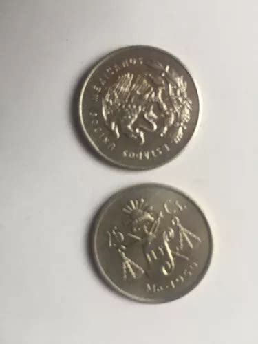 Moneda Antiguas 25 Centavos Balanza De Plata Varias Fechas En Venta En