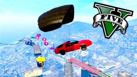 Gta V Online Skill Test O Carro Paraquedas Youtube