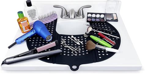 Sink Topper Foldable Bathroom Sink Cover For Counter Space Makeup Organizer Mat