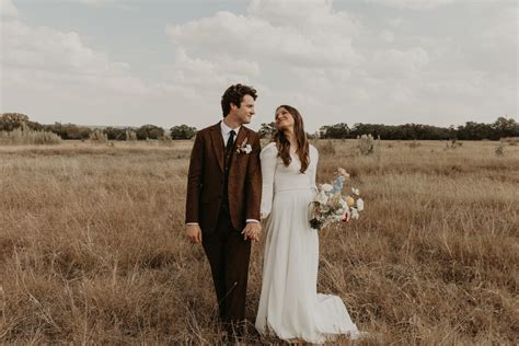 An Informal And Intimate Wedding In The Boundless Texas Countryside