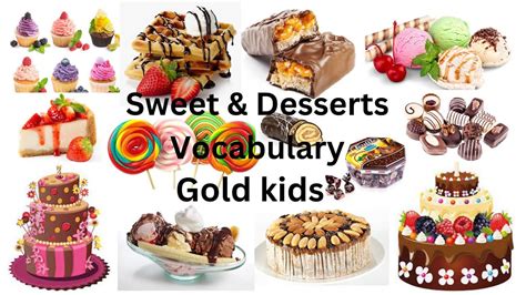 26 Sweets And Desserts Vocabulary Name In English Part 1 Youtube