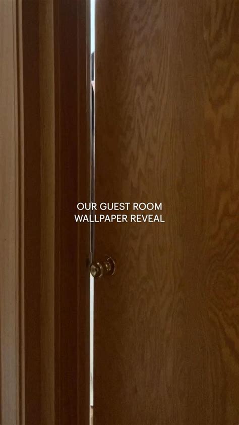 OUR GUEST ROOM WALLPAPER REVEAL | Guest room wallpaper, Room wallpaper ...