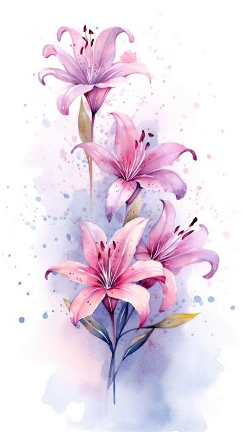 Pink Purple Lilies Stock Illustrations 1 009 Pink Purple Lilies Stock Illustrations Vectors