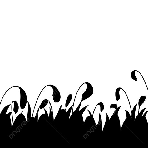 Grasses Silhouette Png Images Grassland Silhouette Grass Grass Grass