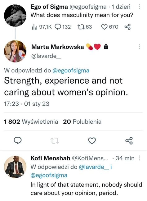 heretyczka on Twitter Marta zapomniała że jest kobietą