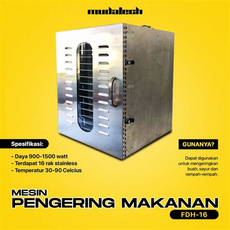 Jual Food Dehydrator Tray Rak Fdh Wirastar Mesin Pengering