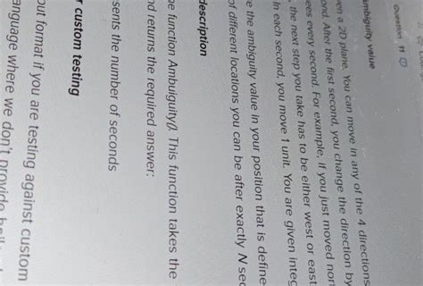 Question 11 Ambiguity value given a 2D plane | StudyX