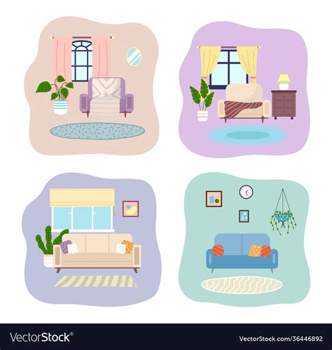 set  decoration royalty  vector image