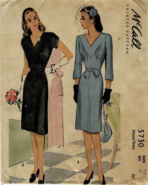 Vintage Sewing Patterns Out Of Print Retro Vogue Simplicity