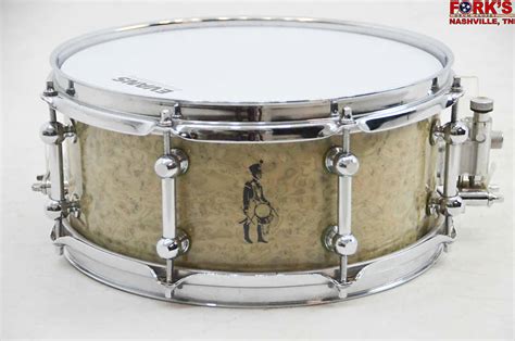 Brady 5x12 Jarrah Ply Snare Drum Silver Gimlet Reverb