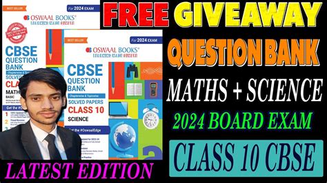 Oswaal Cbse Question Bank For Class 10 Maths And Science 2024 Boardexam Book Review And Giveaway