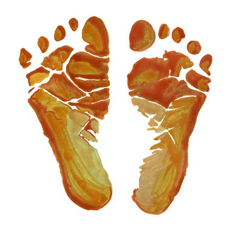 Watercolor Baby Footprint Stock Photos Pictures And Royalty Free Images