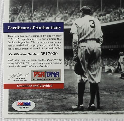 Bob Feller Signed Babe Ruth Day X Photo Psa Coa Pristine Auction