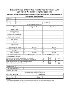 Fillable Online Fillable Broward County Uniform Data Form For