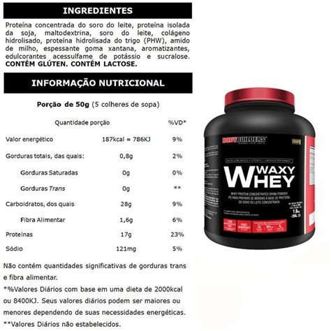 Kit Bodybuilders Waxy Whey Baunilha Kg X Power Creatina G