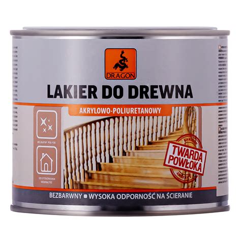 Lakier Akrylowo Poliuretanowy Do Drewna 0 5 L Dragon Bricomarche Pl