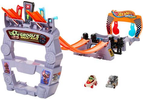 Best Buy Hot Wheels Racerverse Grogu S Great Race Track Set Hpl32