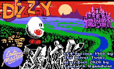 Dizzy The Ultimate Cartoon Adventure Atari Xl Xe Port Yolkfolk