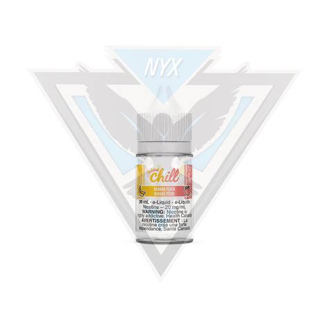 Chill Twisted Banana Peach Salt 30ml Nyx Vape Toronto Ontario Nyx Ecigs