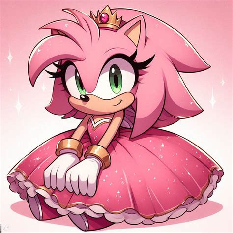 Princess Amy Rose By Glitchyart11 On Deviantart