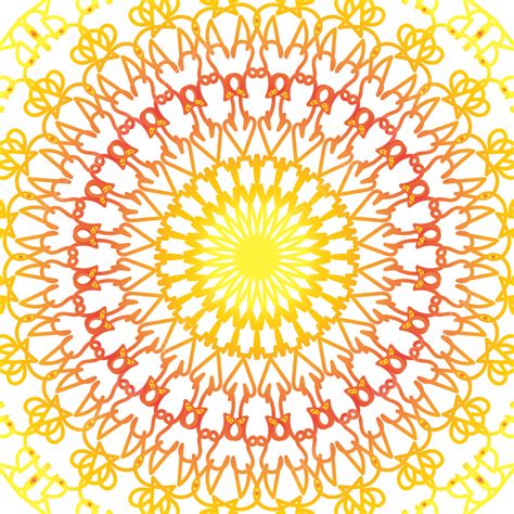 Mandala Pattern Design Vector Hd Png Images Thai Pattern Mandala Art