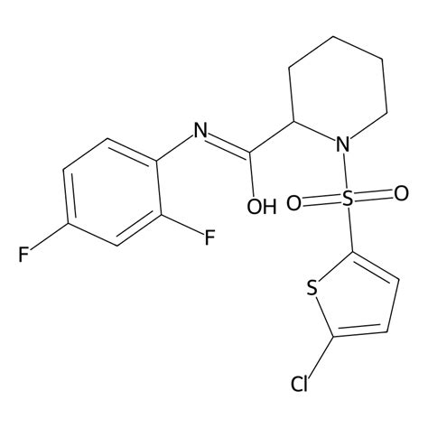 Buy Chlorothiophen Yl Sulfonyl N Difluorophenyl