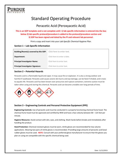 Peracetic Acid