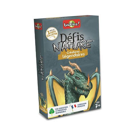 Nature Challenge Game Legendary Creatures Bioviva Boutiques De Mus Es