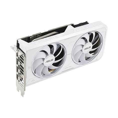 Asus Geforce Rtx 3060 Ti Dual White Oc Edition 8gb Gddr6x Asus Devis Gratuit Ldlcpro