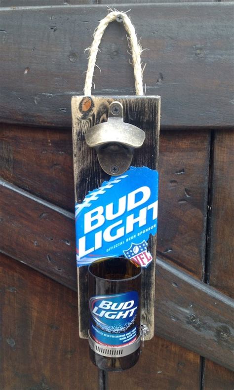 Bud Light Beer bottle wall opener