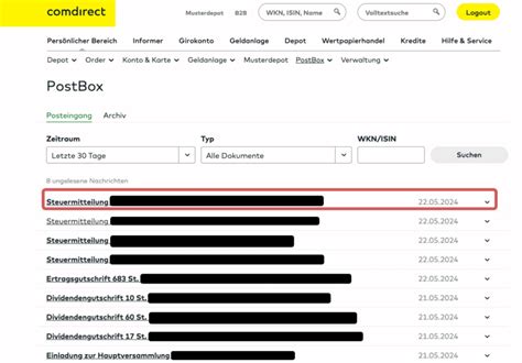 Wertpapierabrechnung Bei Comdirect App Web Aktiengram