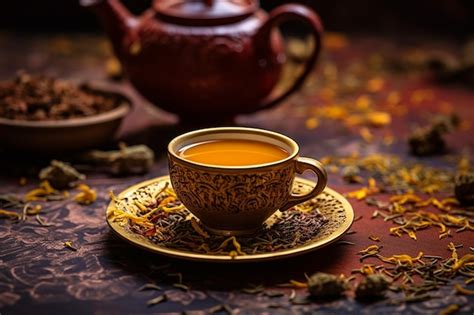 Premium Photo Ayurvedic Turmeric Detox Tea