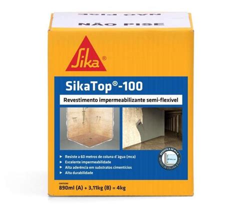 Revestimento Impermeabilizante Bicomponente Sika Top Semi Fl Xivel