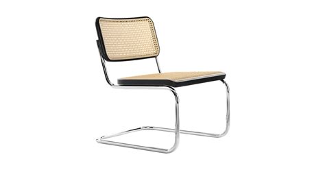 Thonet S 32 VL Cantilever Lounge Chair Chromed Frame AmbienteDirect