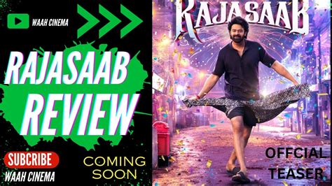 The Rajasaab Glimpse Teaser Review Trailer Reaction Prabhas Wah