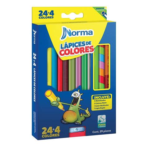 Colores Norma 24 4 Piezas Walmart