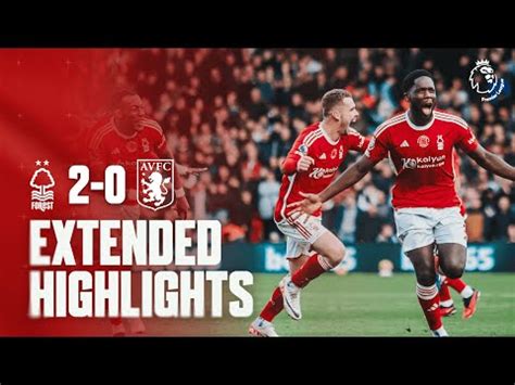 Estatísticas Nottingham Forest vs Aston Villa Premier League 2024