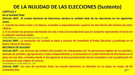 Nulidad De Las Elecciones Presidenciales PerÚ 2021 Youtube