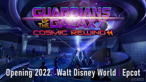 Walt Disney World Guardians Of The Galaxy Cosmic Rewind Epcot