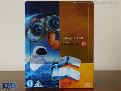 WALL E 12 Zavvi Pixar Collection Blu Ray Steelbook UK Meaner