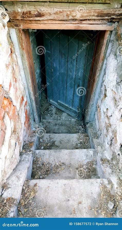 Creepy Cellar Door Leading To Basement in an Old Building Stock Photo - Image of cellar, scary ...