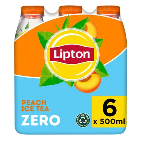 Lipton Ice Tea Thé Glacé Sans Sucre Pêche Zero 6 X 50 Cl Carrefour Site